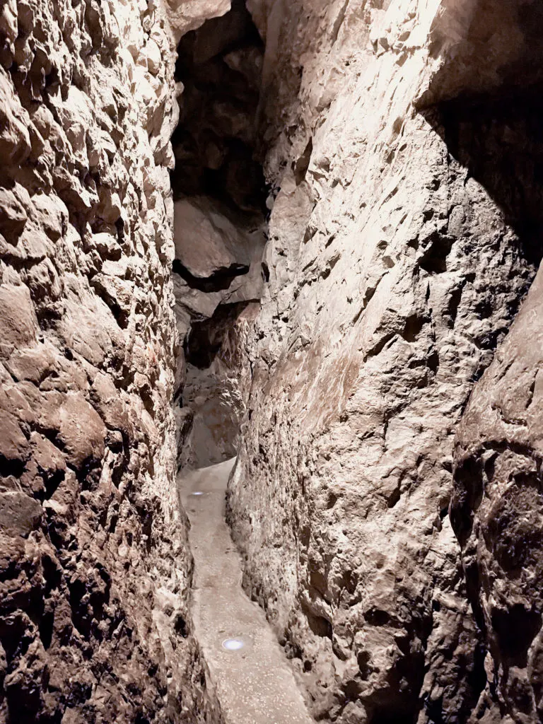 City of David Drainage Tunnel Path