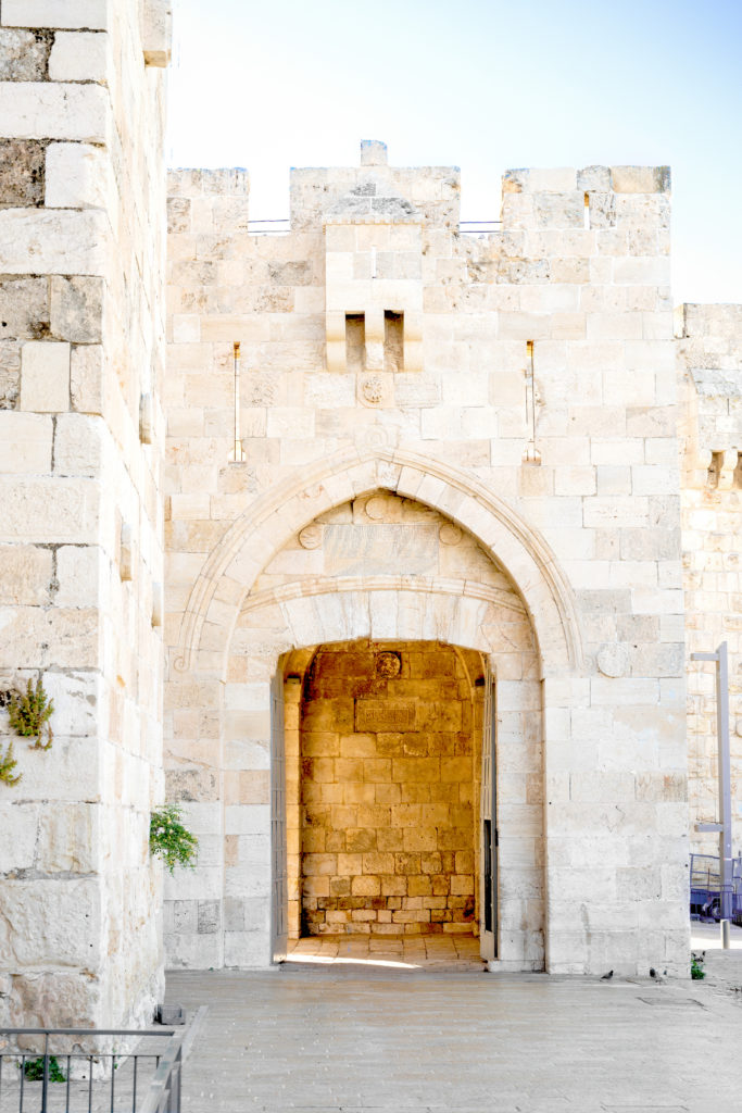 Jaffa Gate early in the morning