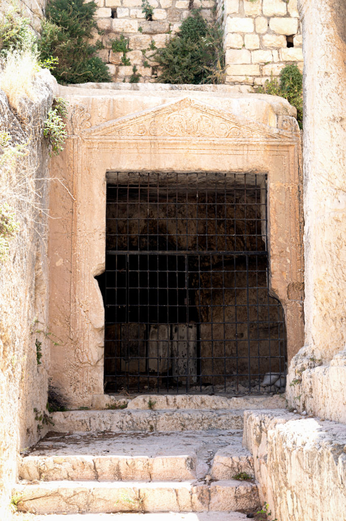 Cave of Yehoshafat in the Kidron Valley