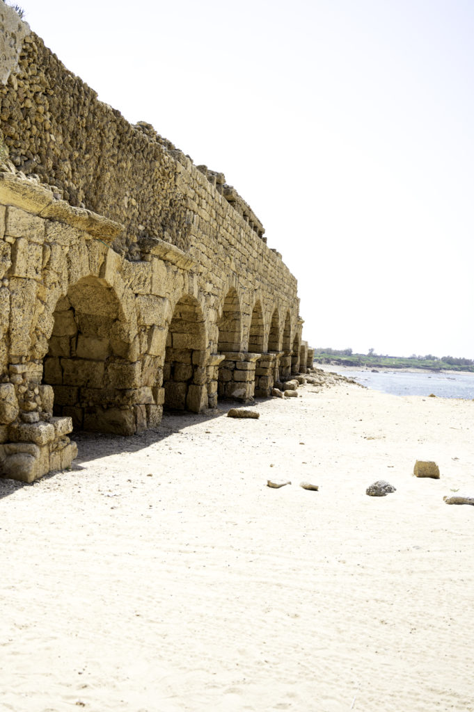 Aquaduct in Caesarea