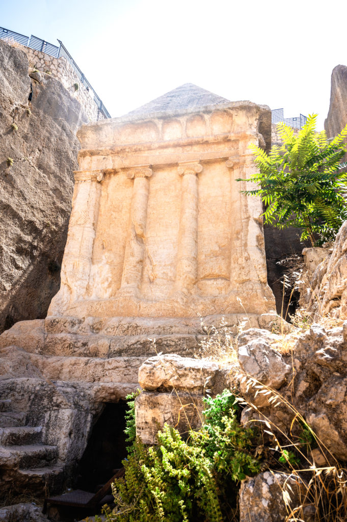 The nefesh or burial monument in the Kidron Valley