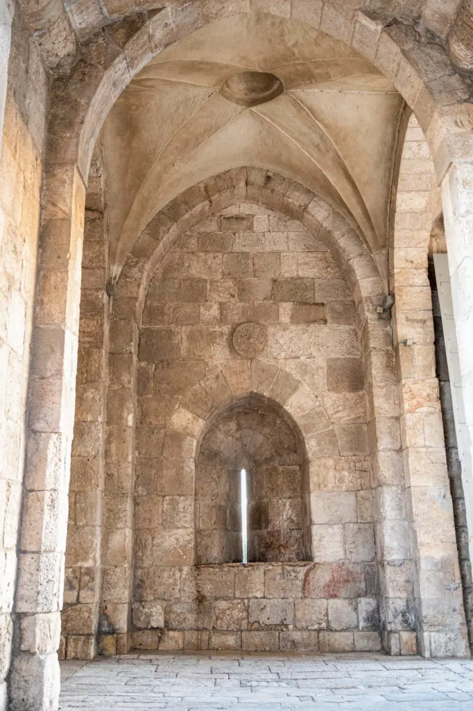 Jaffa Gate from within the Old City