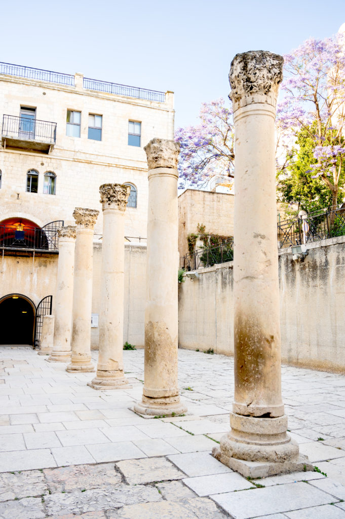 Columns in the Cardo Jerusalem